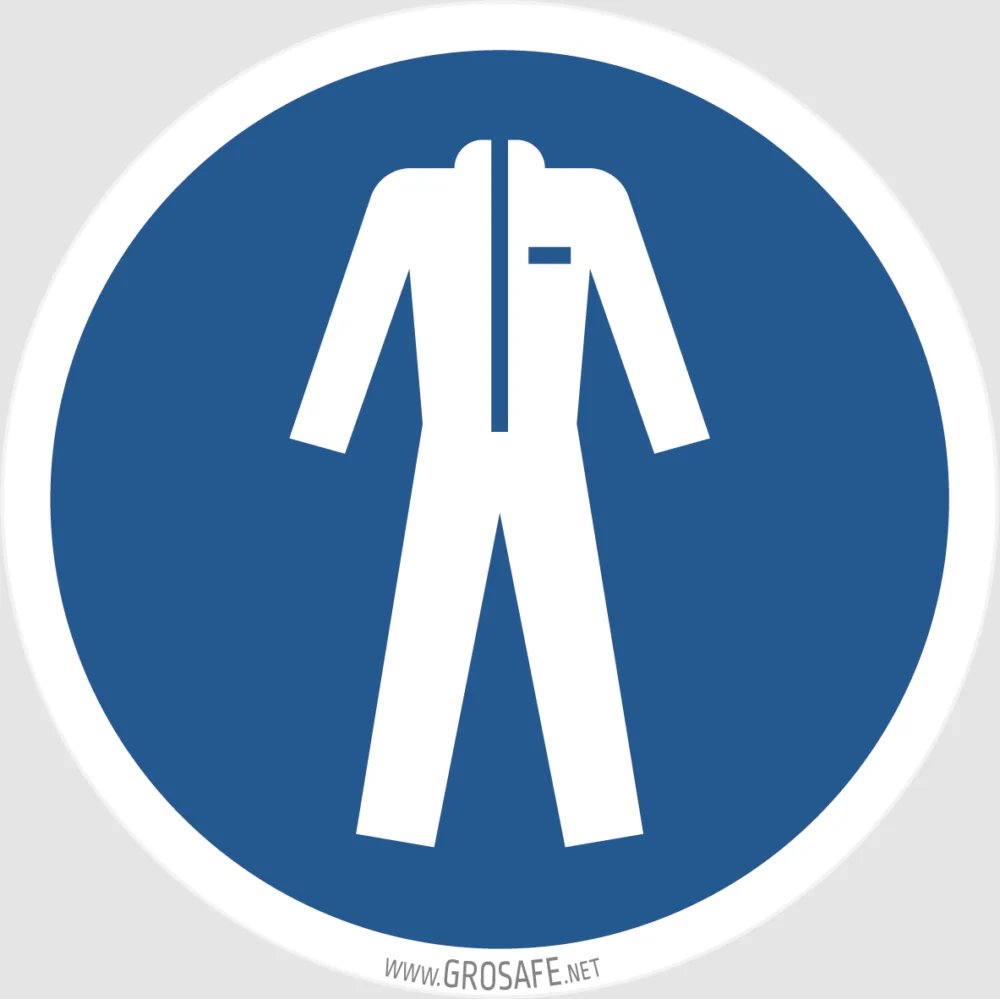 pictogramme vêtements de protection obligatoires