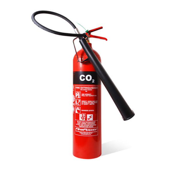 Extincteur CO₂ 5 kg pour feux électriques – conforme à la norme BS EN 3