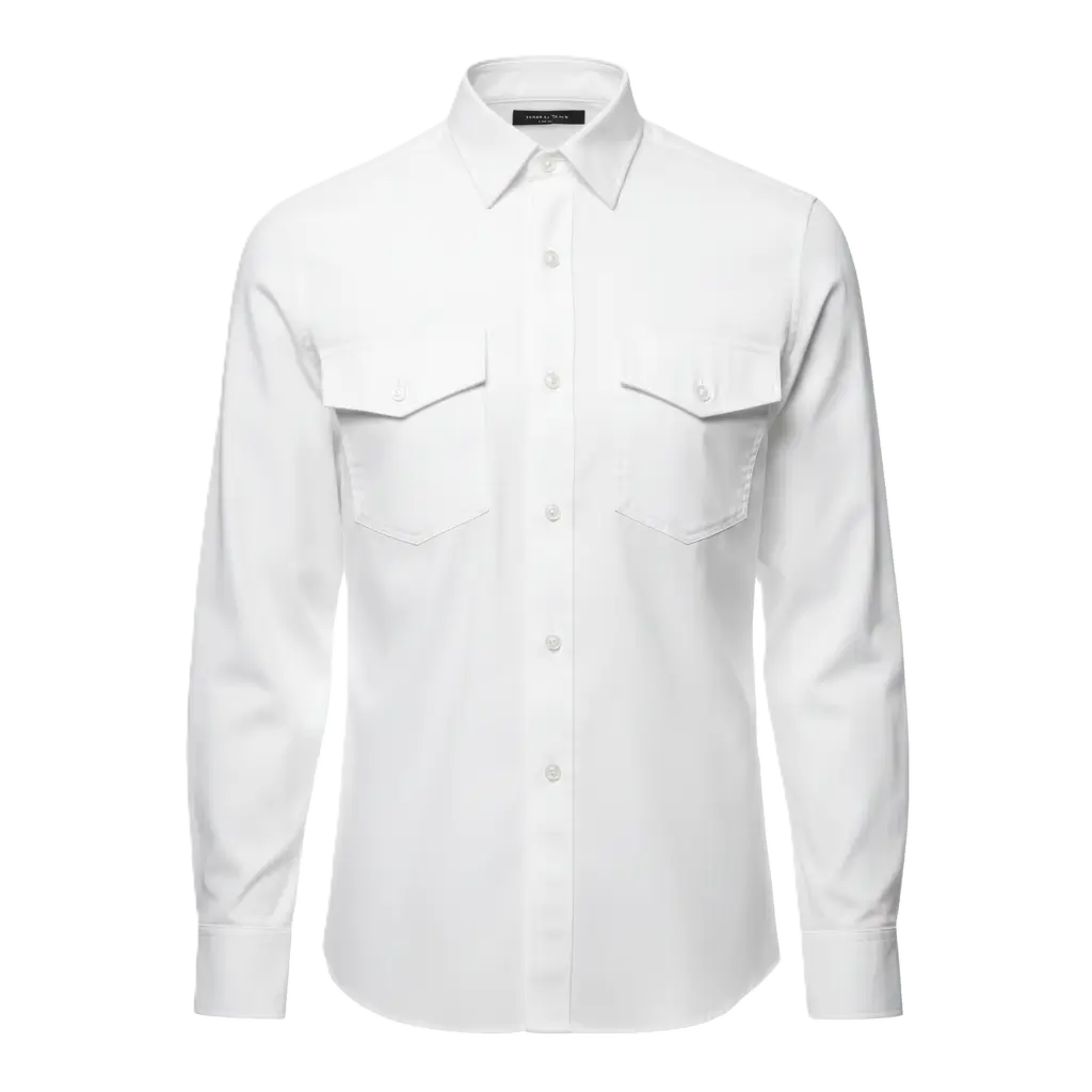 Chemise Manches Longues à Double Poche