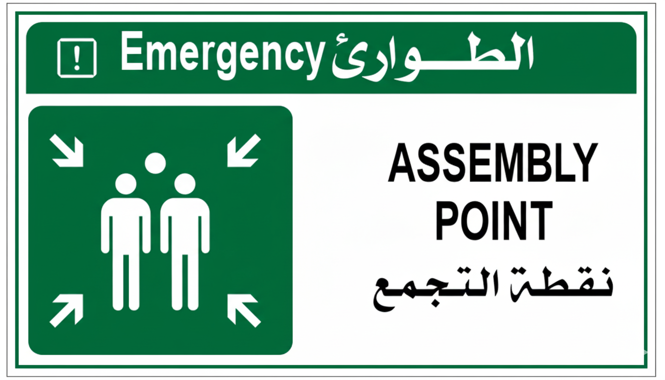 Panneau Point De Rassemblement