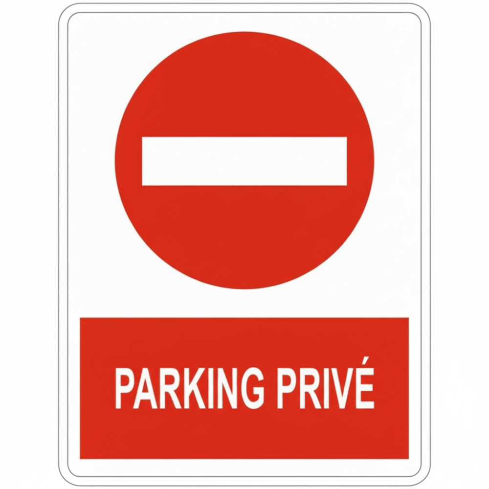 Panneau PARKING PRIVÉ