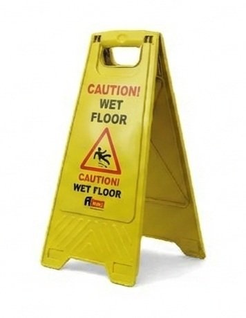 Panneau sol glissant