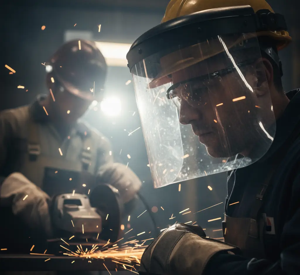 surlunetes et masque protection visage GROSAFE