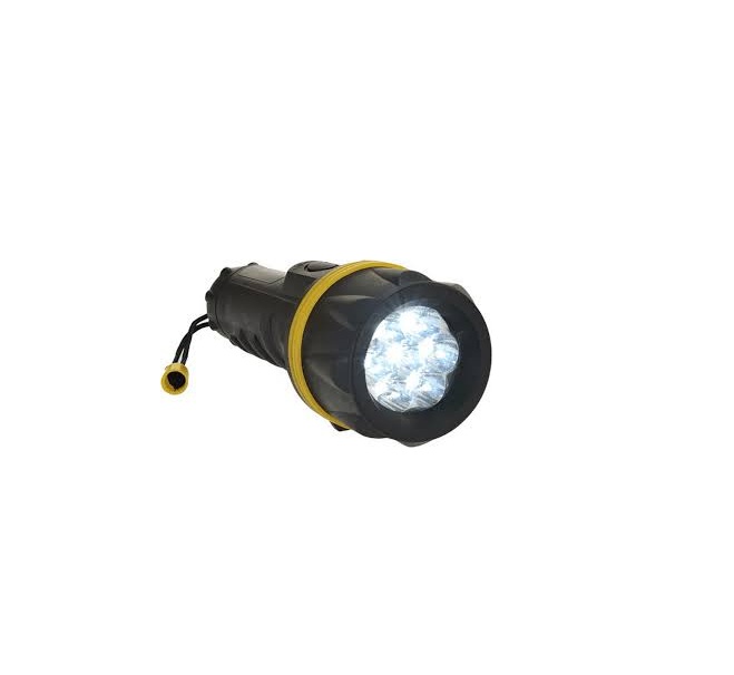 Torche caoutchouc 7 LED PA60