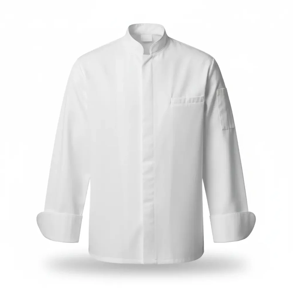 Veste de Chef Blanche Minimaliste grosafe