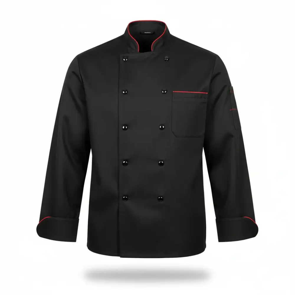 Veste de Chef Noire grosafe