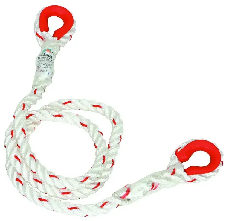 Corde tressée EPI protection anti chute