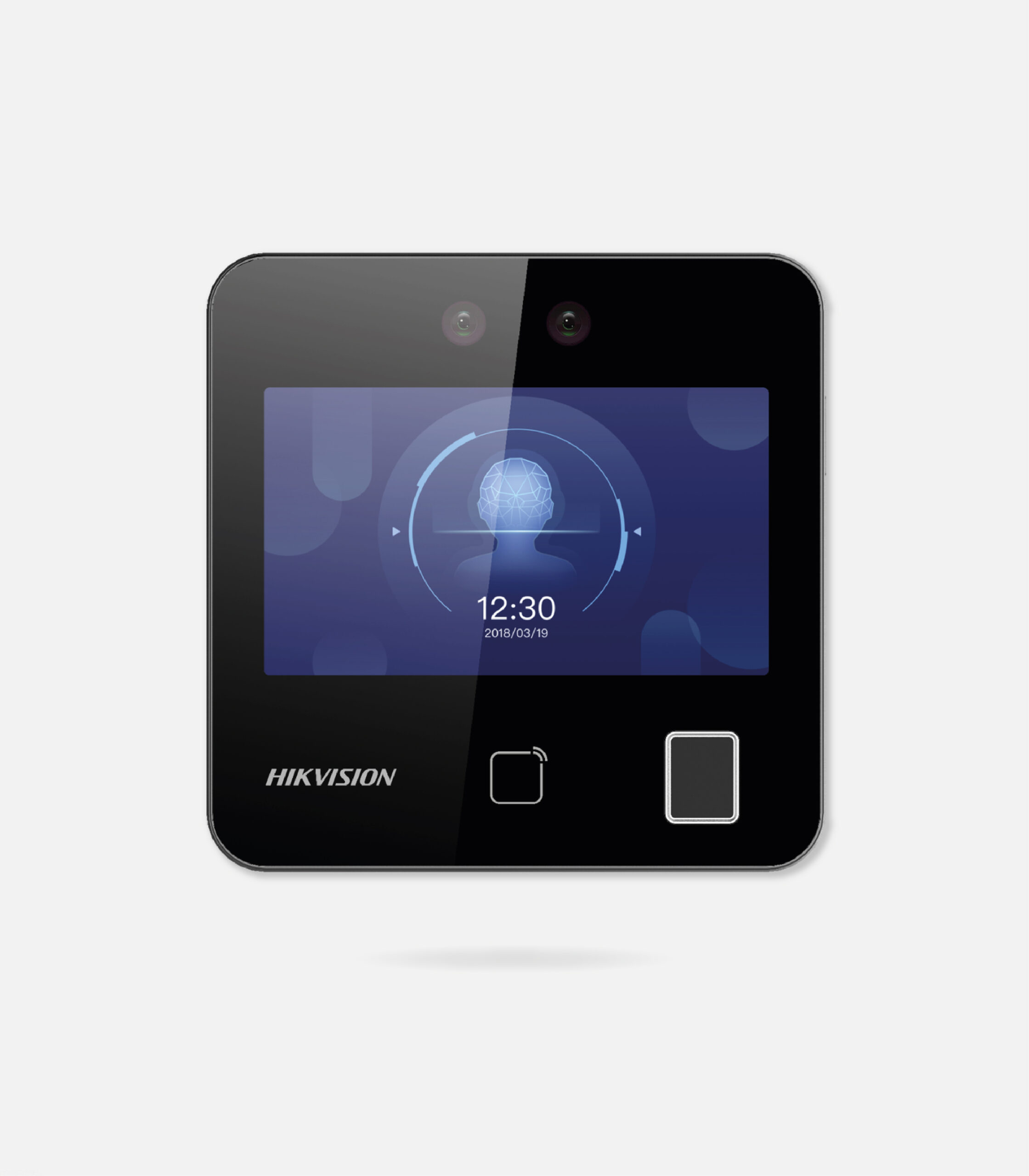 Contrôle d’accès pointeuse à reconnaissance facial, empreinte digitale et badge