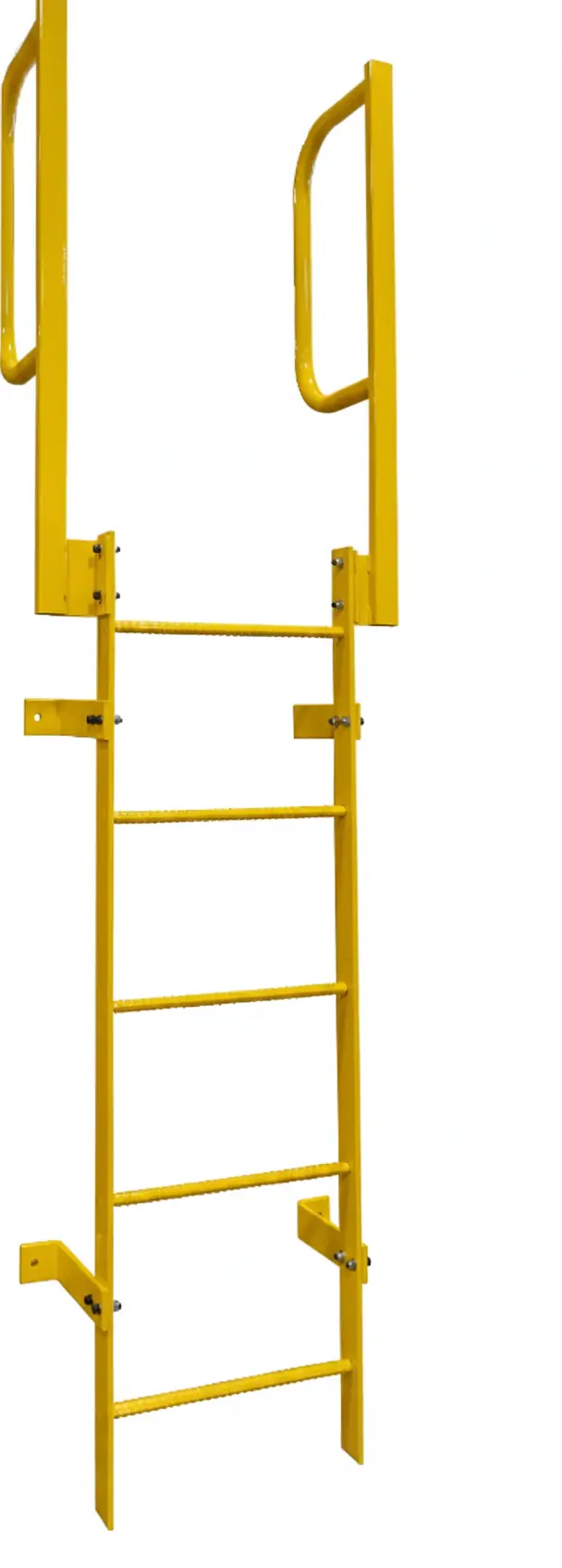 Échelles fixes en acier avec passage GROSAFE