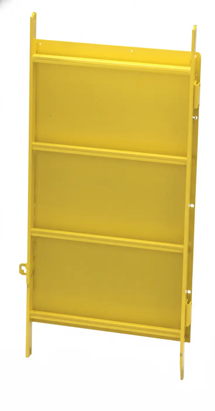 Échelles en acier standard avec passerelle et cage de sécurité – sur mesure – Image 3