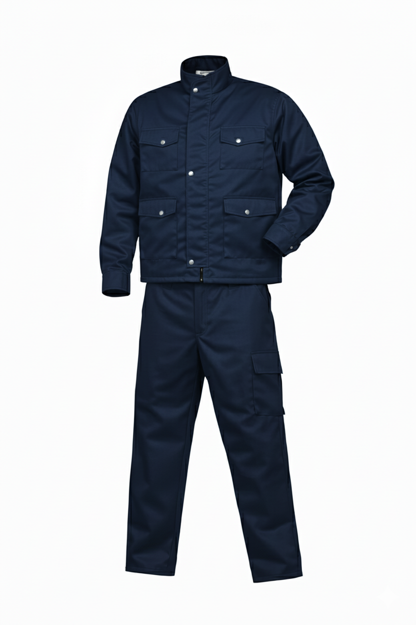 Ensemble de Travail Professionnel – Veste et Pantalon Multi-Poches