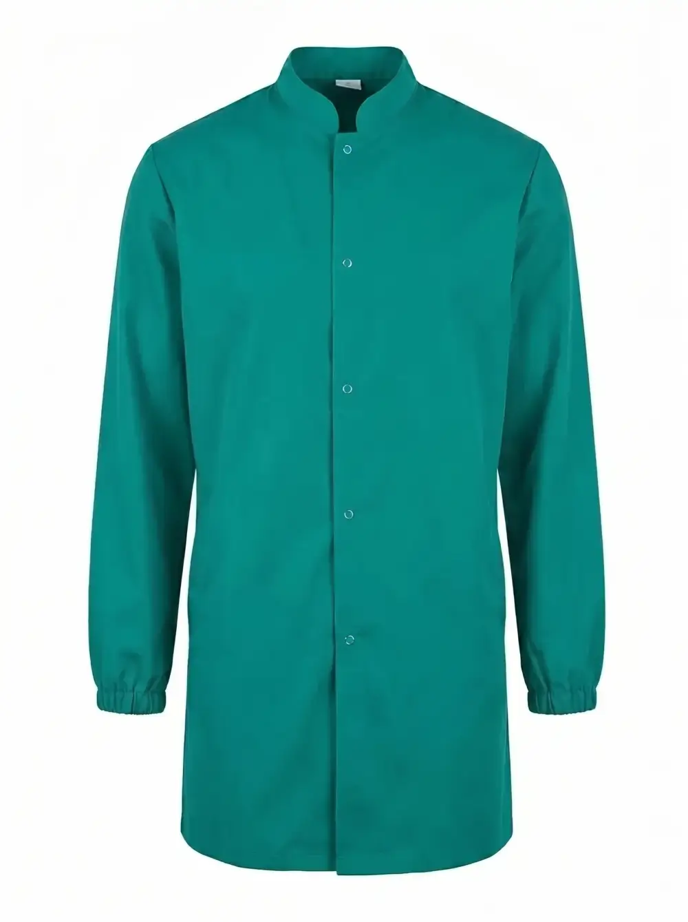blouse de laboratoire verte avec boutons pression GROSAFE