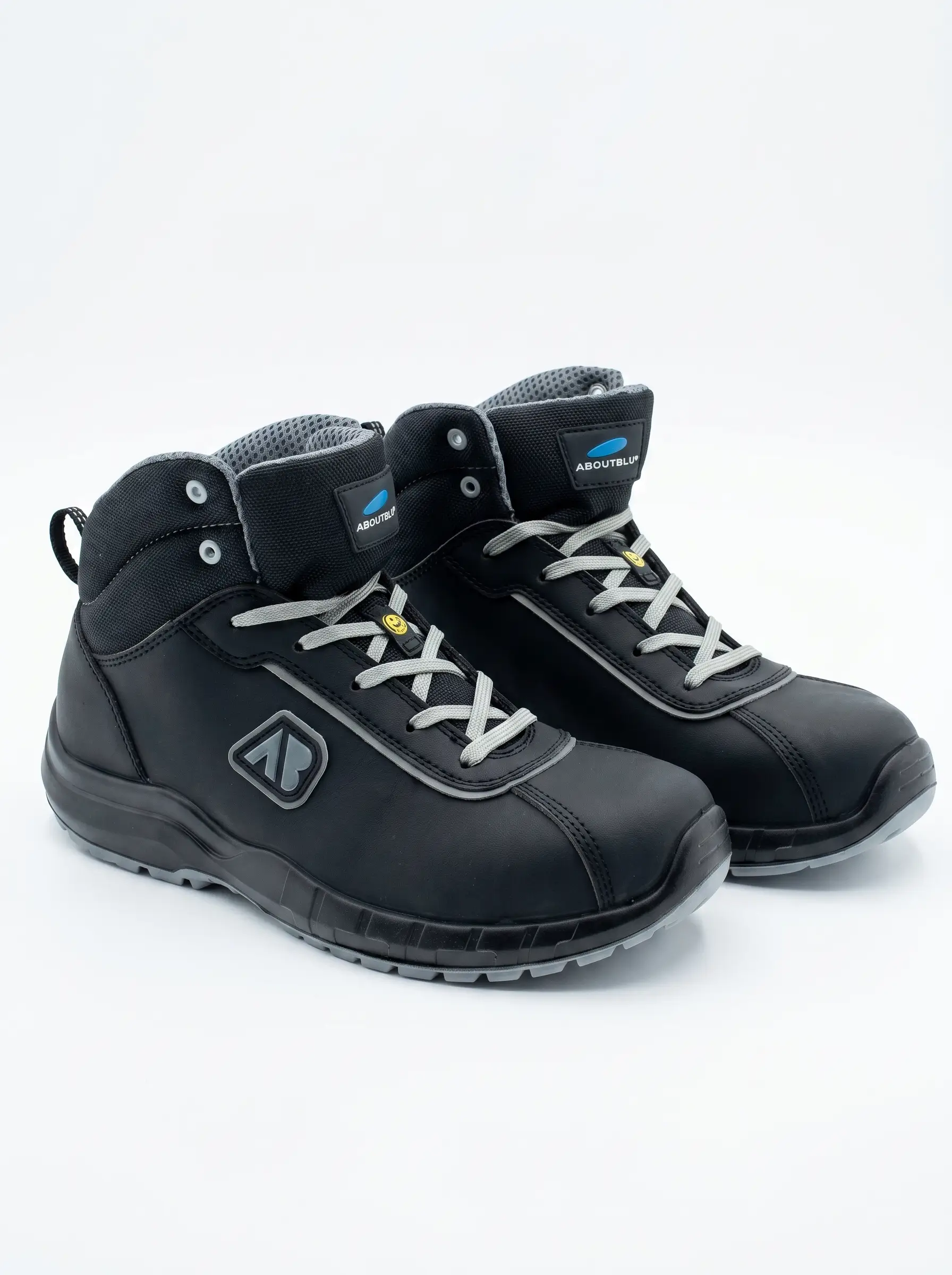 Chaussure de sécurité Discovery MID S3 ESD montante noire — Aboutblu GROSAFE Tunisie