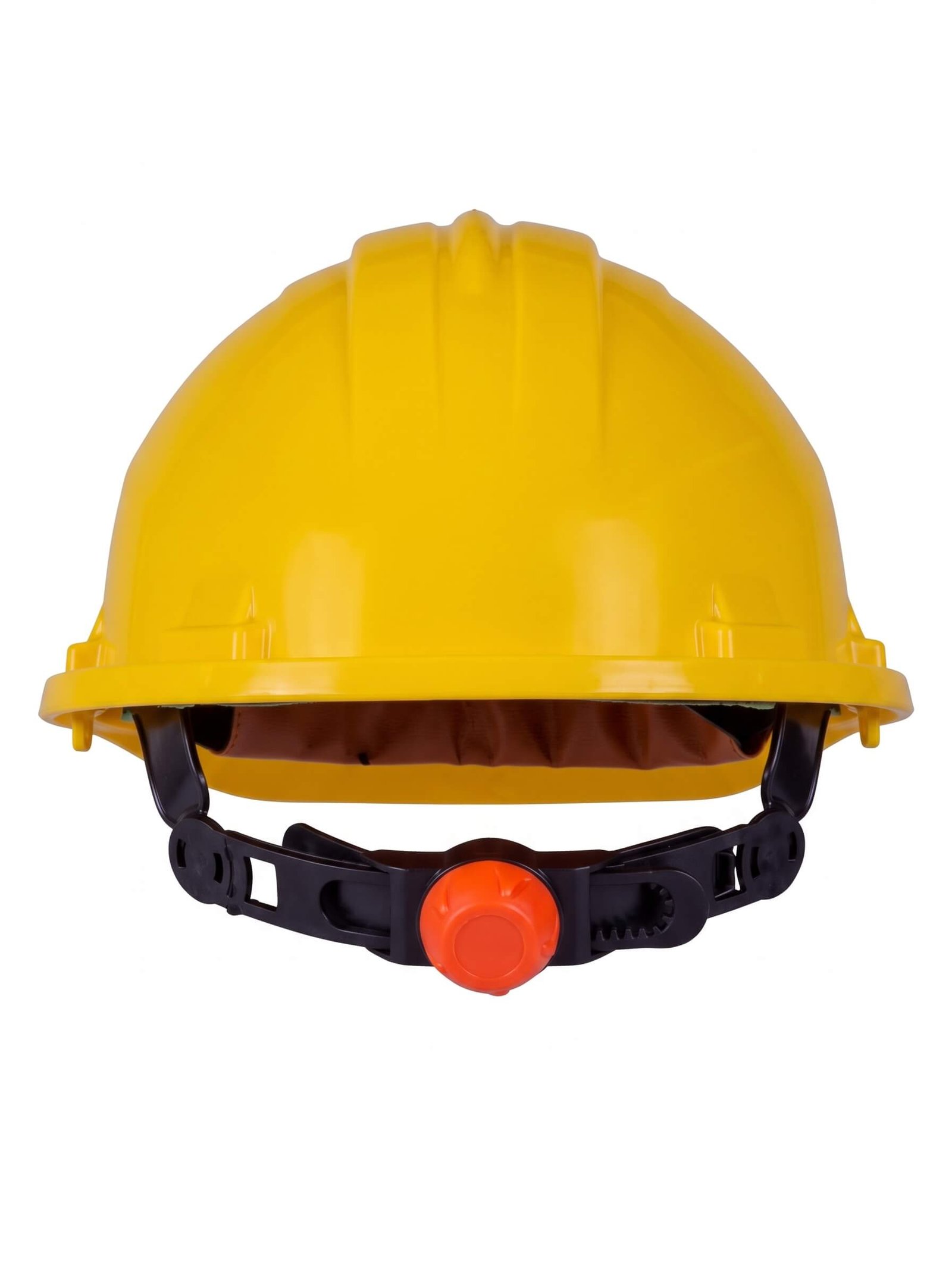 Casque de chantier CLIMAX 5-RG jaune avec molette de réglage