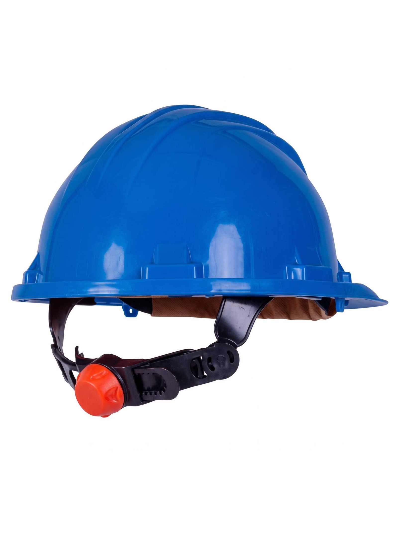 Casque de chantier CLIMAX 5-RG bleu avec molette de réglage