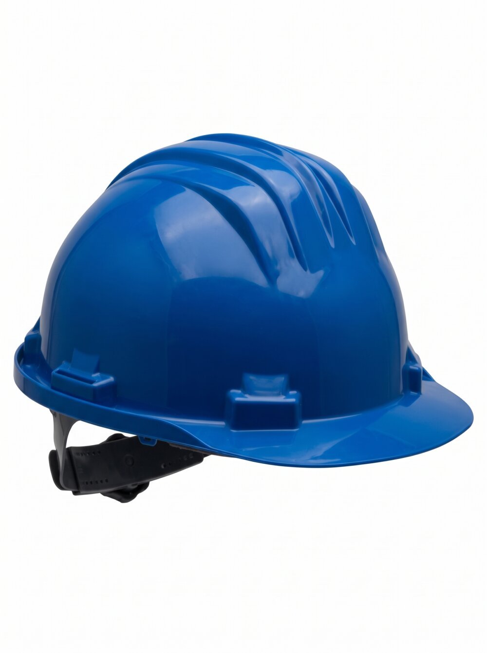 Casque de chantier CLIMAX 5-RG bleu avec molette de réglage