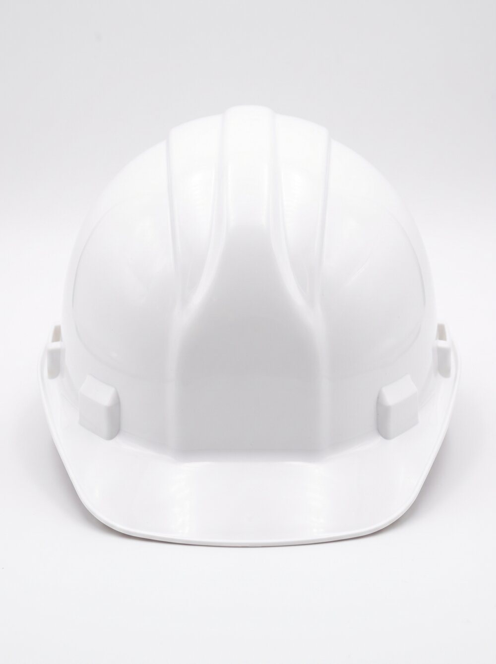 Casque de chantier CLIMAX 5-RG blanc avec molette de réglage vue face