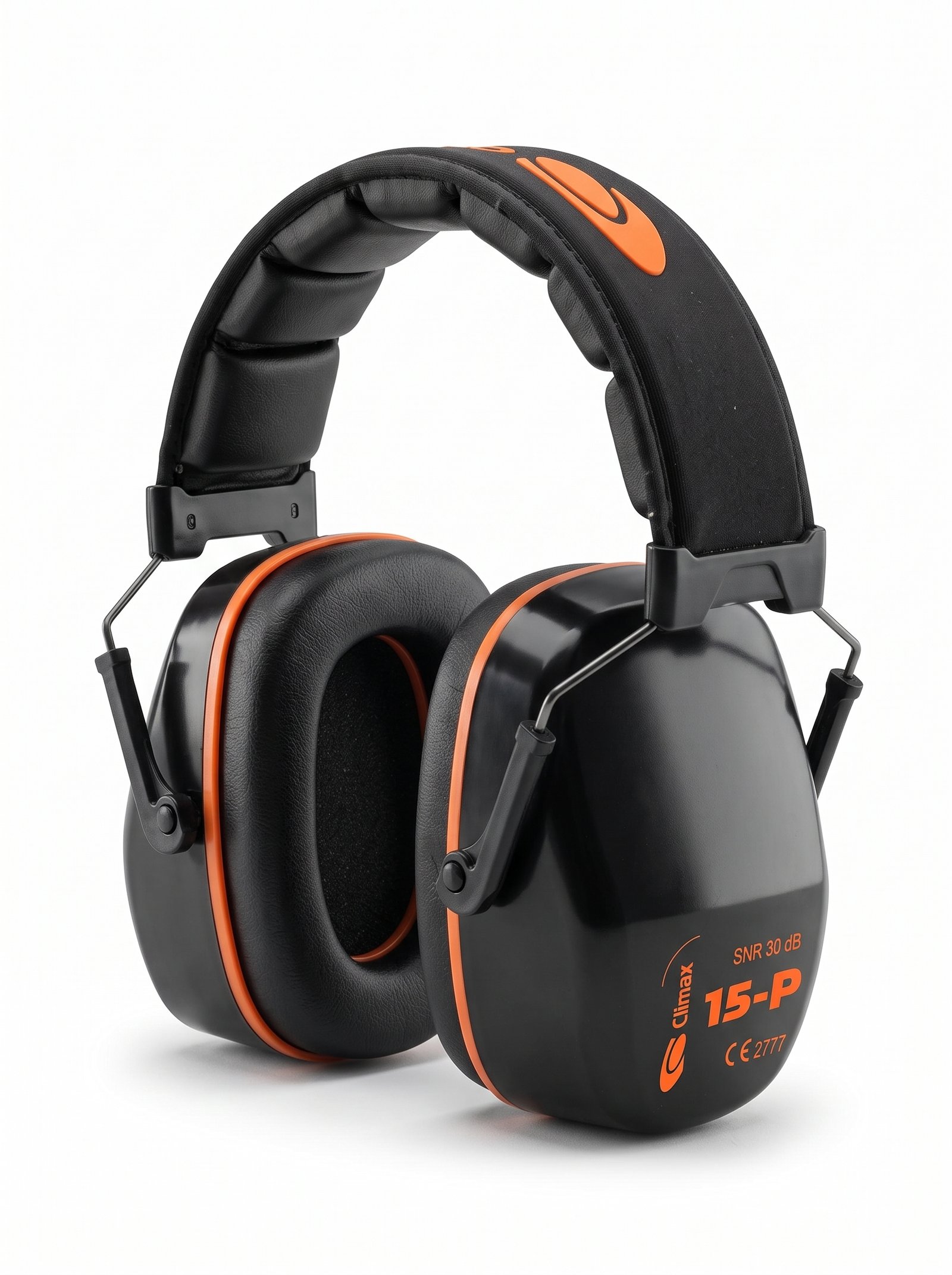 Casque antibruit CLIMAX 15-P noir et orange